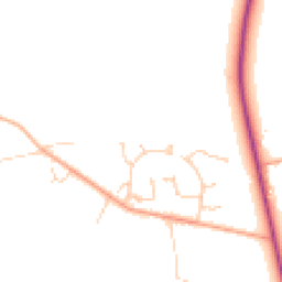 Daytime road noise heatmap for CO6 4RF