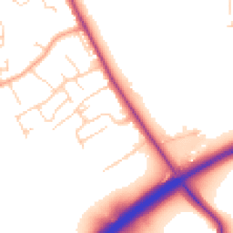 Daytime road noise heatmap for CO6 4TL