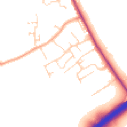 Daytime road noise heatmap for CO6 4TU