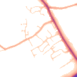 Daytime road noise heatmap for CO6 4TZ