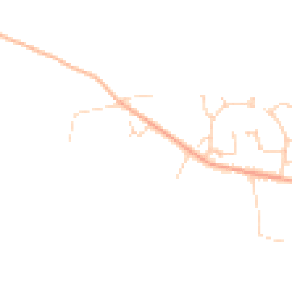 Daytime road noise heatmap for CO6 4UW