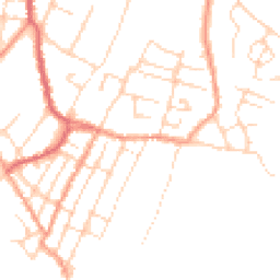 Daytime road noise heatmap for CO7 0AQ
