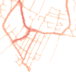 Daytime road noise heatmap for CO7 0BG