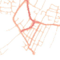 Daytime road noise heatmap for CO7 0DF