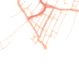 Daytime road noise heatmap for CO7 0DH