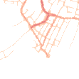Daytime road noise heatmap for CO7 0DL