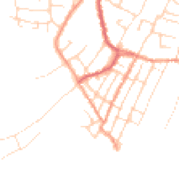 Daytime road noise heatmap for CO7 0DS