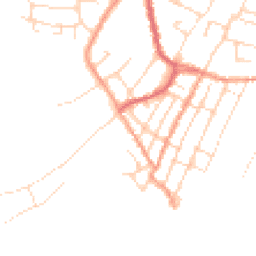 Daytime road noise heatmap for CO7 0DU