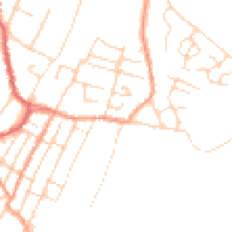 Daytime road noise heatmap for CO7 0EG