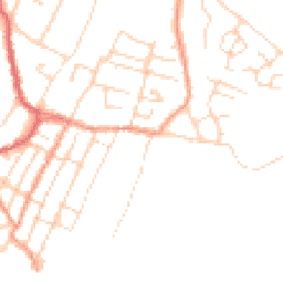 Daytime road noise heatmap for CO7 0FR