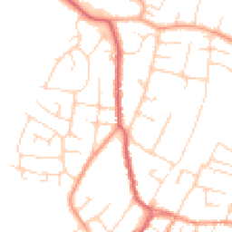 Daytime road noise heatmap for CO7 0JE