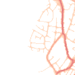 Daytime road noise heatmap for CO7 0JY