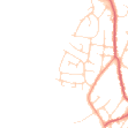 Daytime road noise heatmap for CO7 0LA