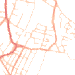 Daytime road noise heatmap for CO7 0LR