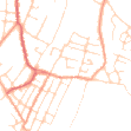 Daytime road noise heatmap for CO7 0LT