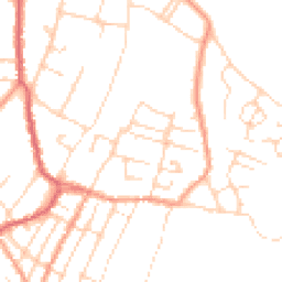Daytime road noise heatmap for CO7 0LZ