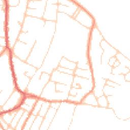 Daytime road noise heatmap for CO7 0NE