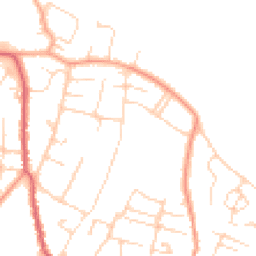 Daytime road noise heatmap for CO7 0NP