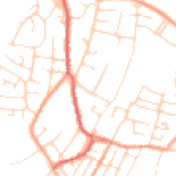 Daytime road noise heatmap for CO7 0PN