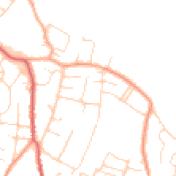 Daytime road noise heatmap for CO7 0PU