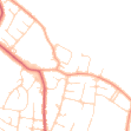 Daytime road noise heatmap for CO7 0RS