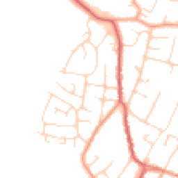 Daytime road noise heatmap for CO7 0UA