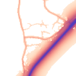 Daytime road noise heatmap for CO7 6JW