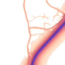 Daytime road noise heatmap for CO7 6LH