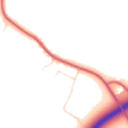Daytime road noise heatmap for CO7 6NS