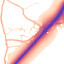 Daytime road noise heatmap for CO7 6NU