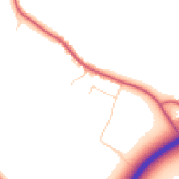 Daytime road noise heatmap for CO7 6PF
