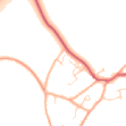 Daytime road noise heatmap for CO7 6QN