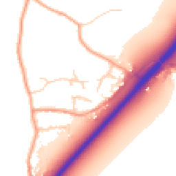 Daytime road noise heatmap for CO7 6YE