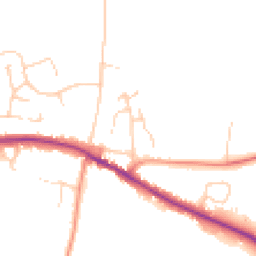 Daytime road noise heatmap for CO7 7AH