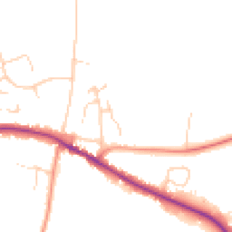 Daytime road noise heatmap for CO7 7AJ