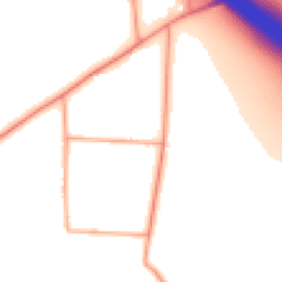 Daytime road noise heatmap for CO7 7BH