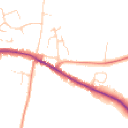 Daytime road noise heatmap for CO7 7BT