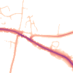 Daytime road noise heatmap for CO7 7BU