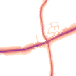 Daytime road noise heatmap for CO7 7DN