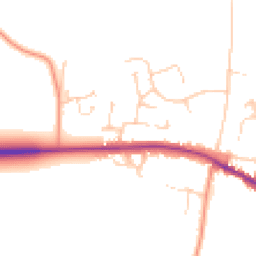 Daytime road noise heatmap for CO7 7EN