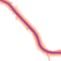 Daytime road noise heatmap for CO7 7FF