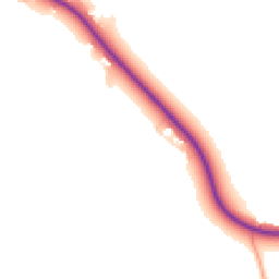 Daytime road noise heatmap for CO7 7GG