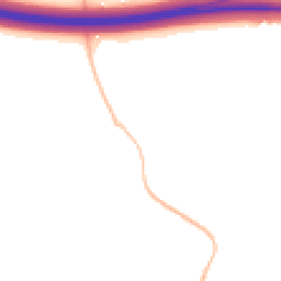 Night-time road noise heatmap for CO7 7GN