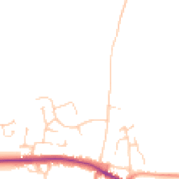 Daytime road noise heatmap for CO7 7GQ
