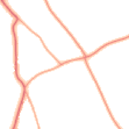 Daytime road noise heatmap for CO7 7HL