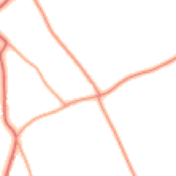 Daytime road noise heatmap for CO7 7HN