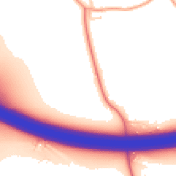 Daytime road noise heatmap for CO7 7JA