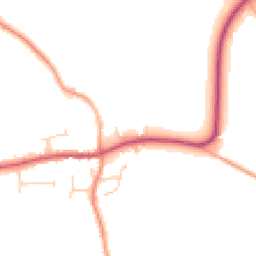 Daytime road noise heatmap for CO7 7LA