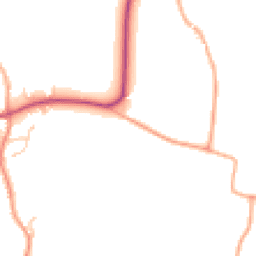Daytime road noise heatmap for CO7 7NQ