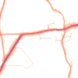 Daytime road noise heatmap for CO7 7NT